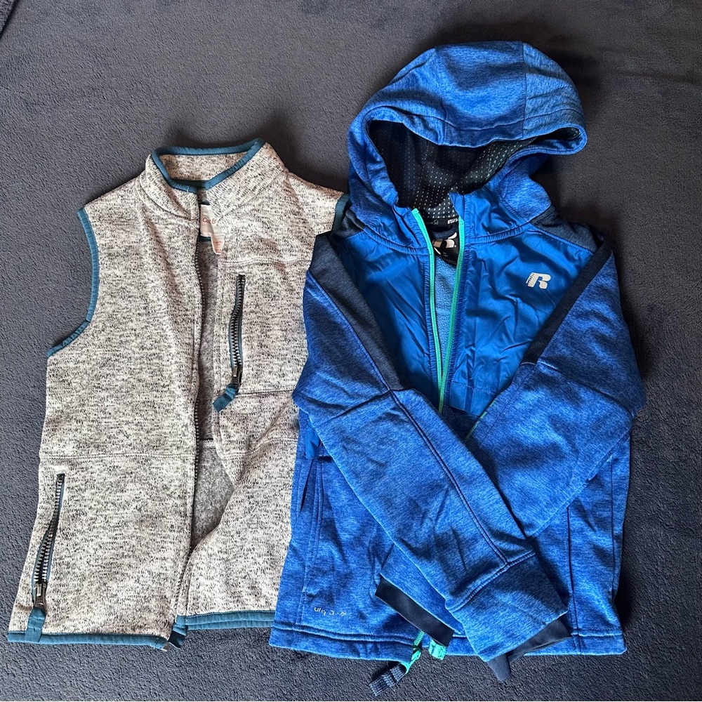 4 Listings 15$! Boys Jacket And Vest